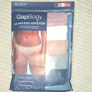 NWT Gap Body 5 Pack Seamless Hipster SZ XL(16-18)